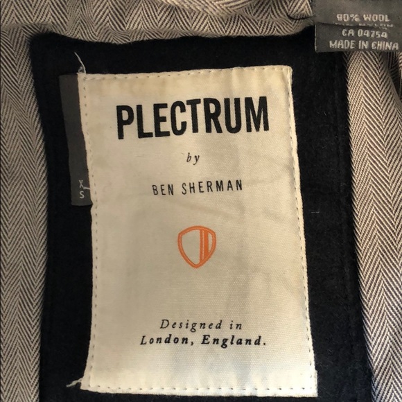 Mens Wool Pea Coat (XS) - Picture 5 of 13